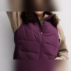 NWT Tek Gear‎ Puffer vest Plum womens
